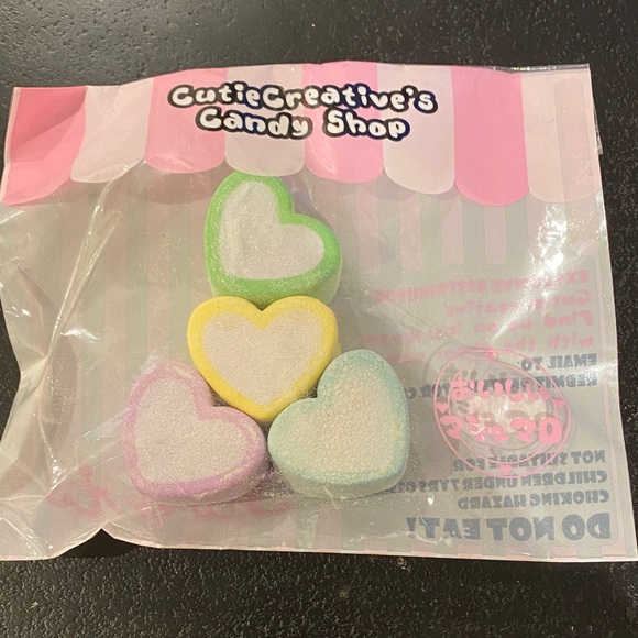 cutiecreative Other - CutieCreative candy shop heart shaped marshmallows squishy toy